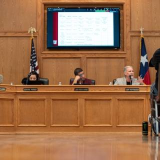 school board meeting